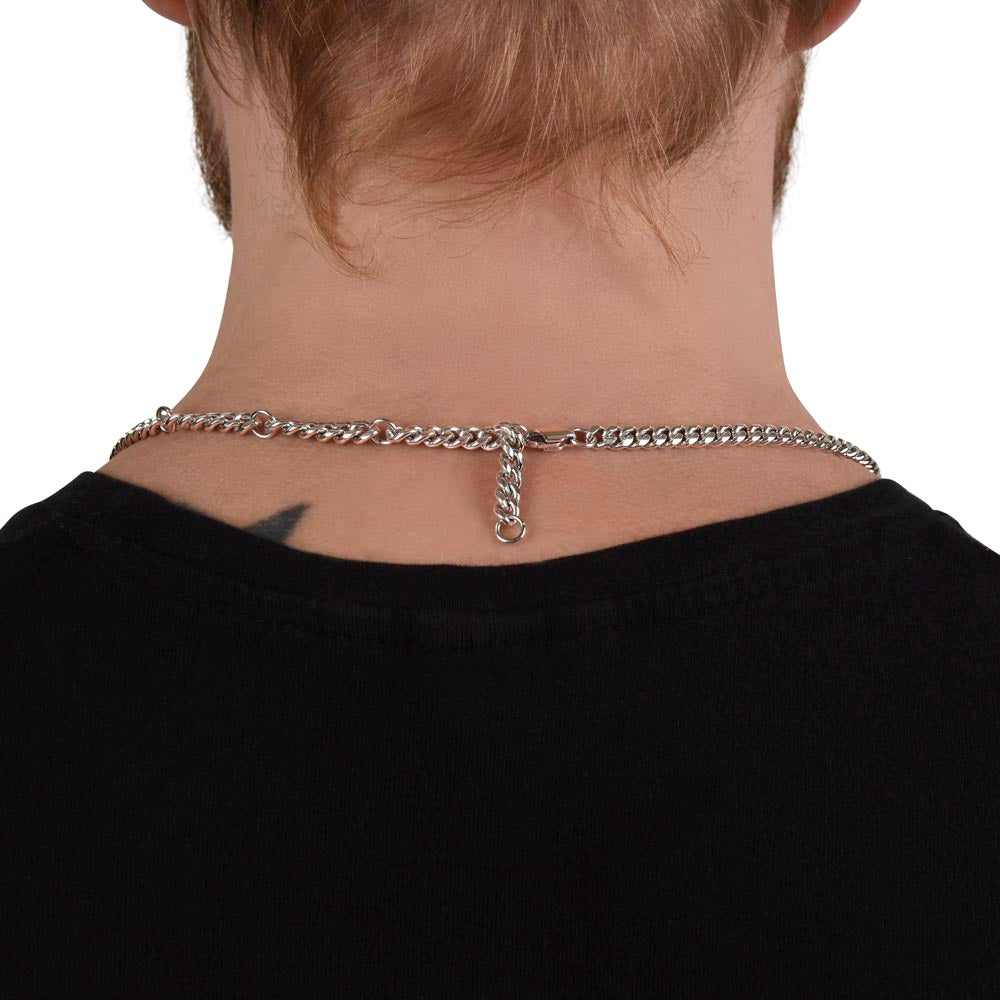 An Meinen Sohn | Vergiss Nie Dass Ich Dich Liebe | Cuban Link Chain